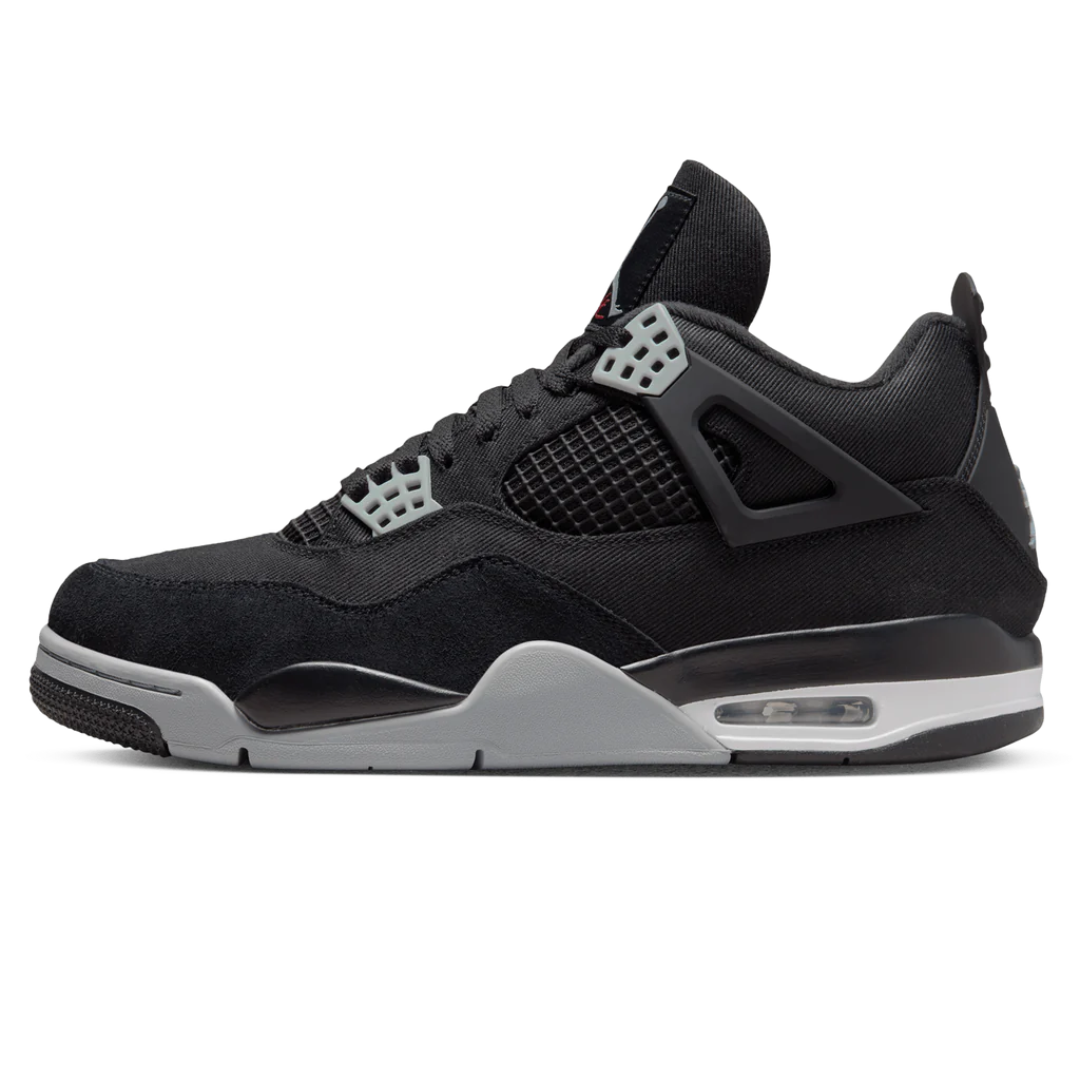 AJ4 Retro 'Black Canvas'