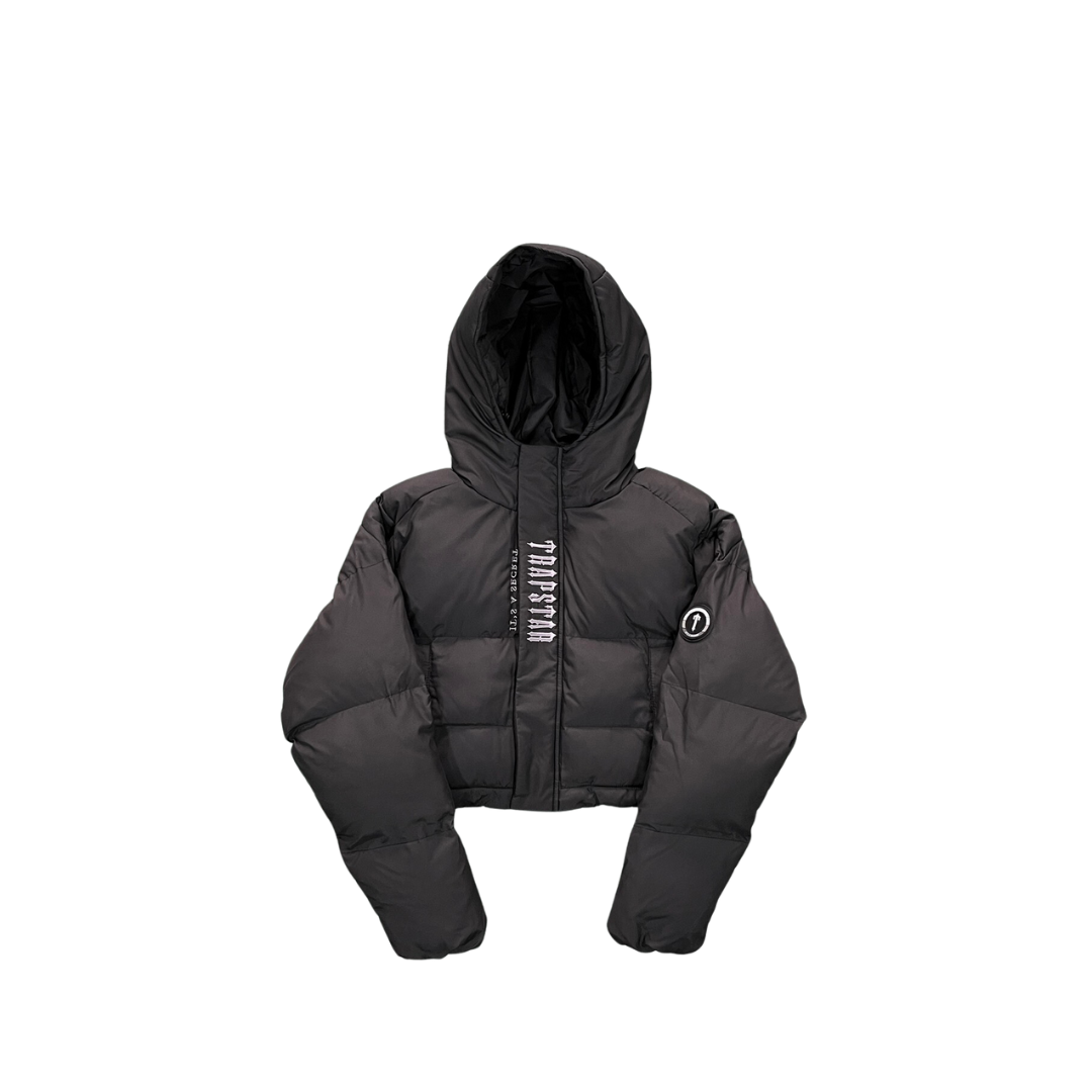 TS Womens Decoded Hooded Puffer Jacket 2.0 - Black
