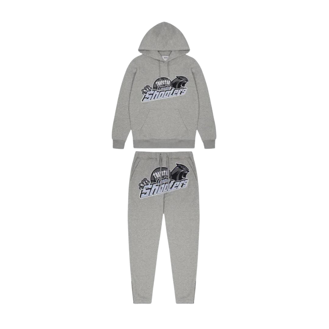 TS London Shooters Hooded Tracksuit - Sky Blue Outline