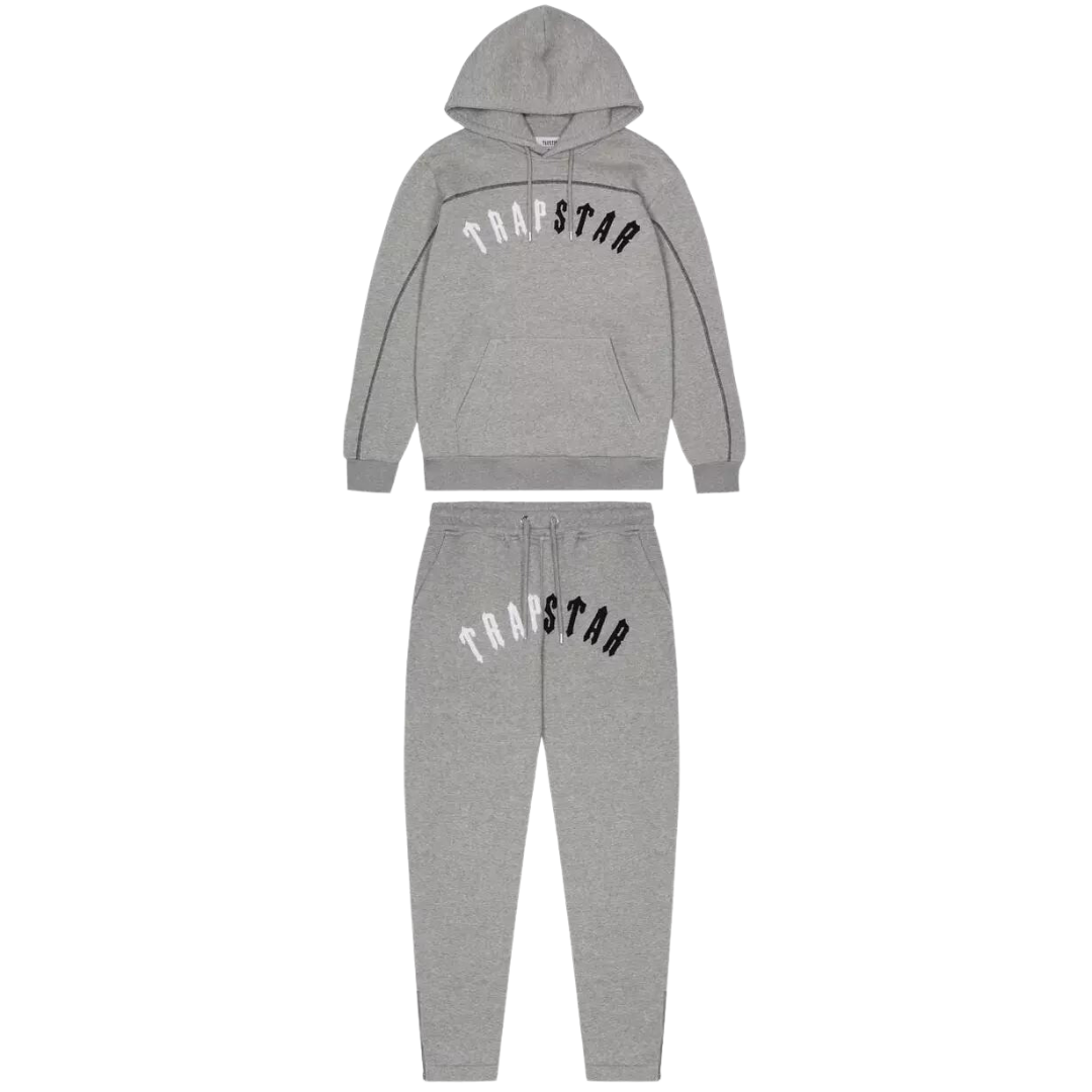 TS Arch Chenille Hooded Tracksuit - Black Monochrome