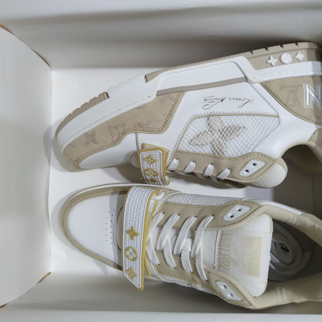 LV Trainers - Beige