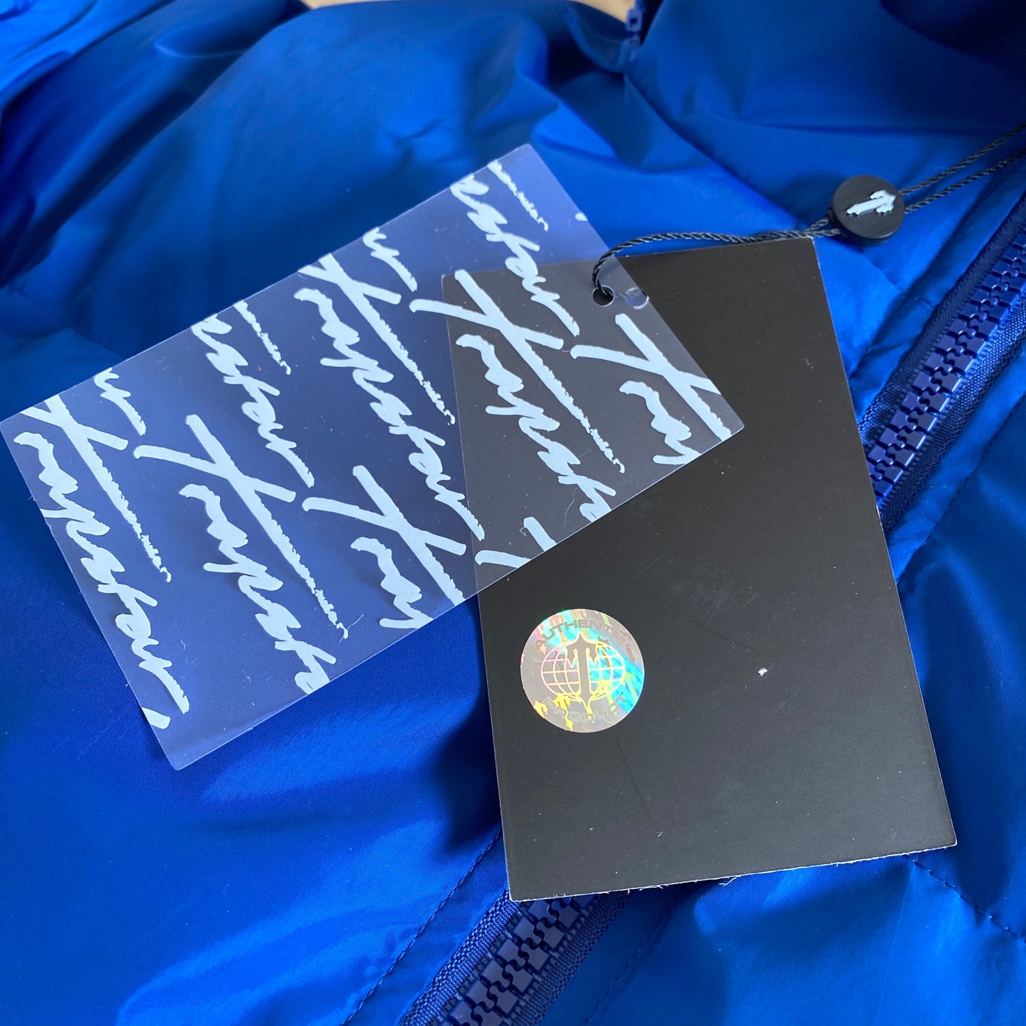 TS Dazzling Blue Irongate Hooded Puffer Jacket