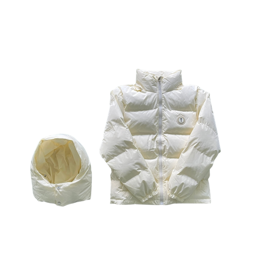 TS Cream Irongate Hooded Puffer Jacket