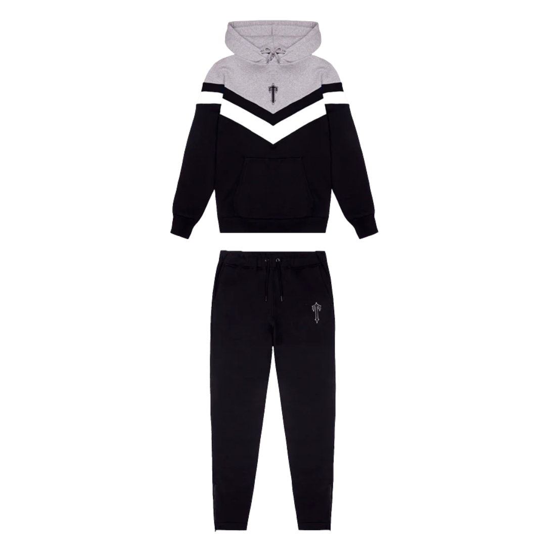 TS Grey V Striped Tracksuit