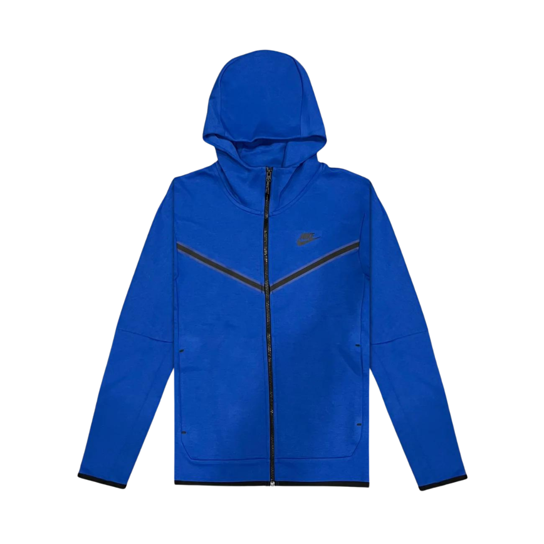 Blue nike hot sale tech fleece hoodie