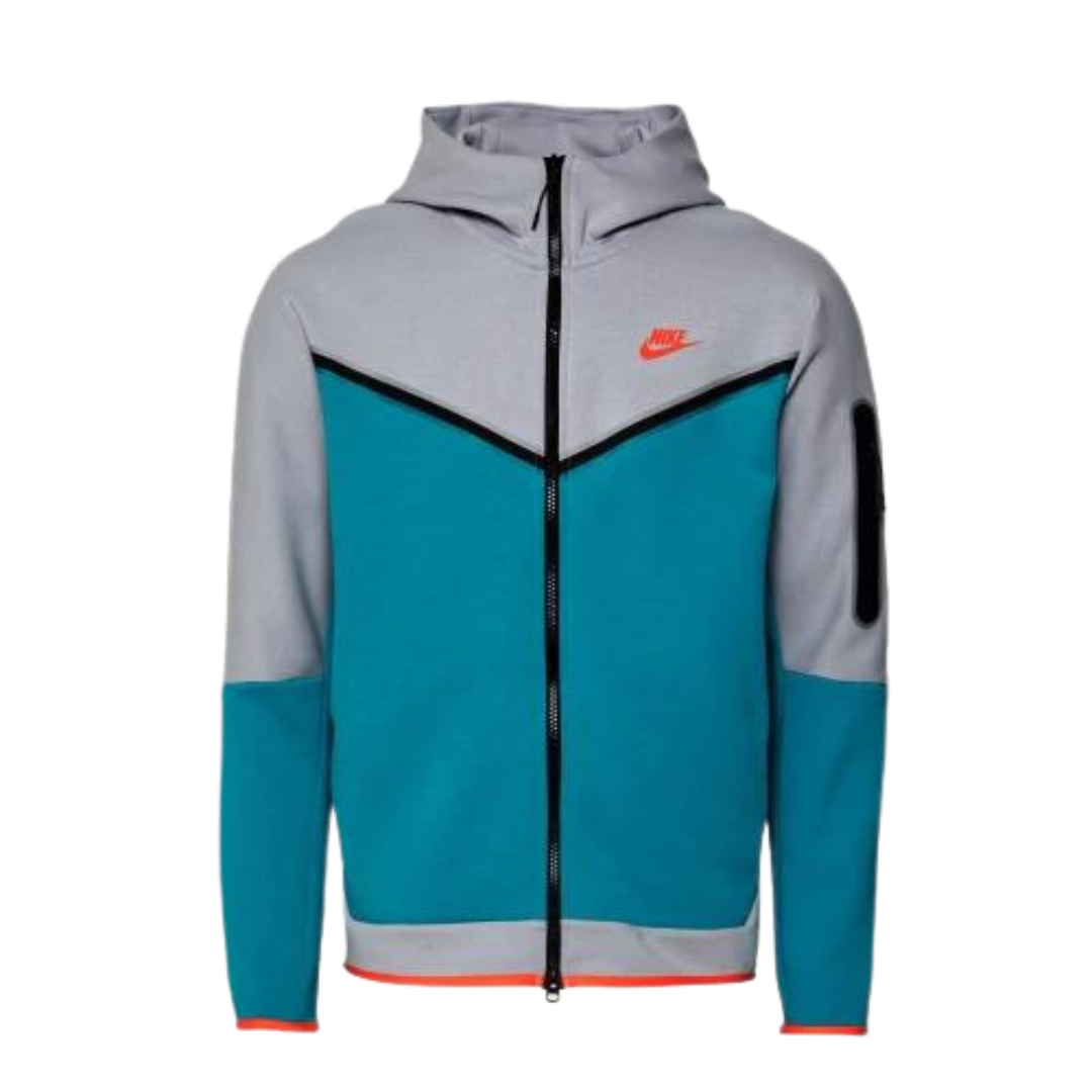 Tech Fleece Hoodie Old Season(Smoke Grey/Blue)