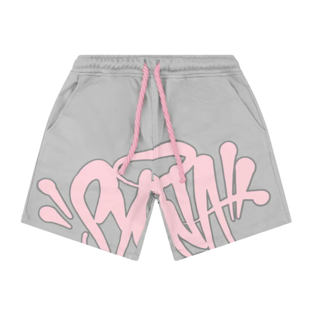 Synaworld T-Shirt and Shorts Set - Grey/Pink
