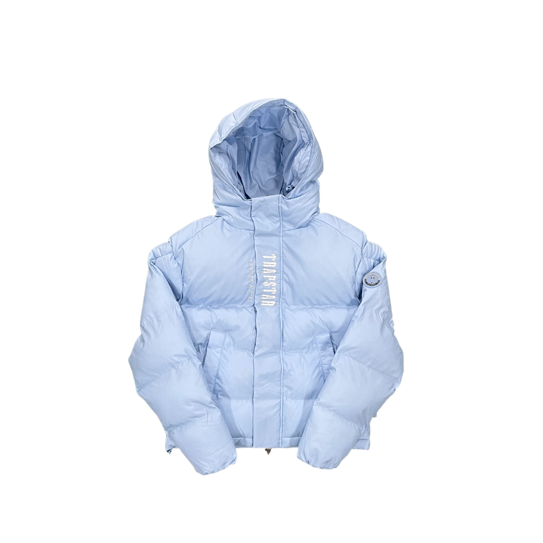 TS Decoded Hooded Puffer Jacket 2.0 - Ice Blue