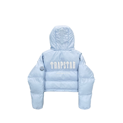 TS Womens Decoded Hooded Puffer Jacket 2.0 - Ice Blue