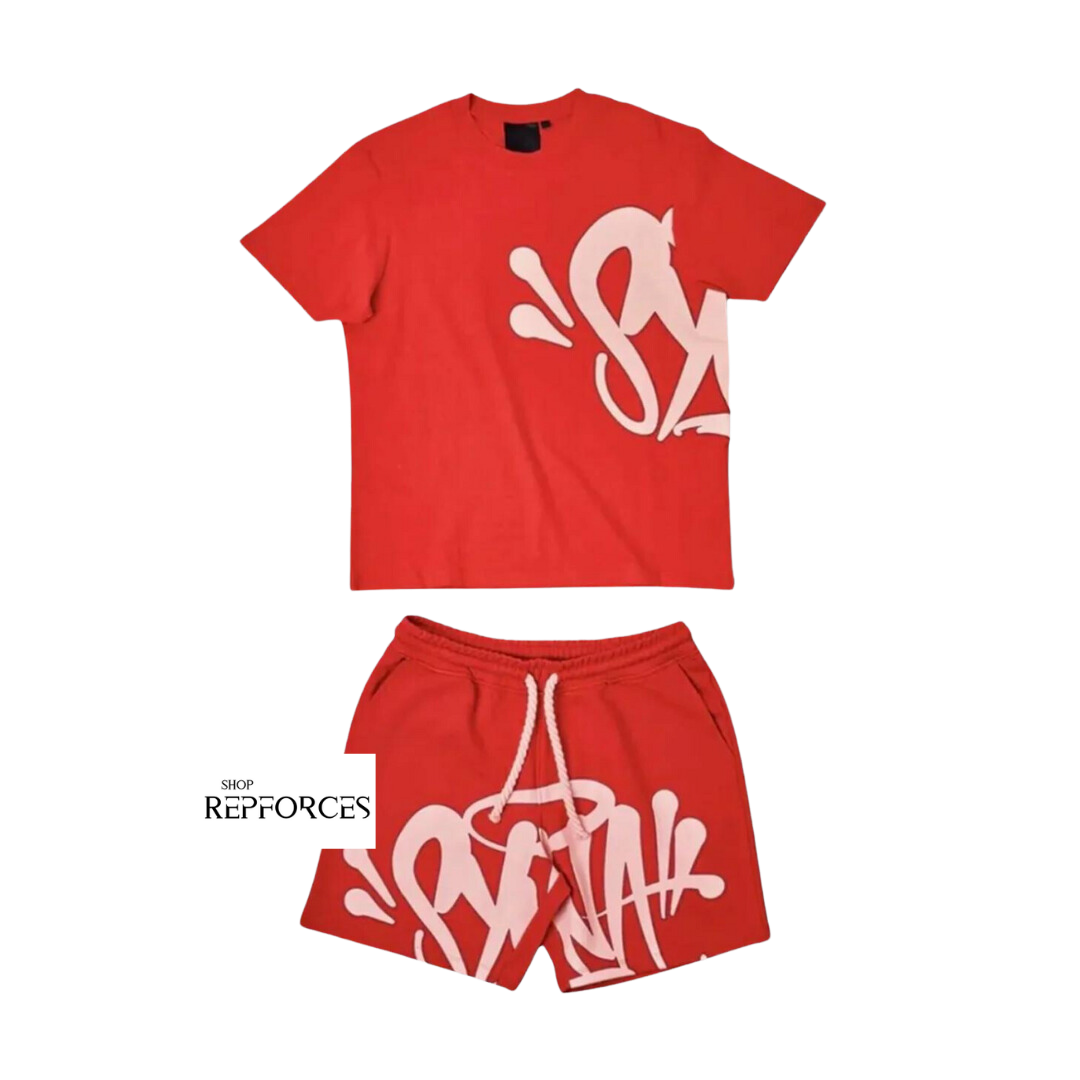 Synaworld T-Shirt and Shorts Set - Red