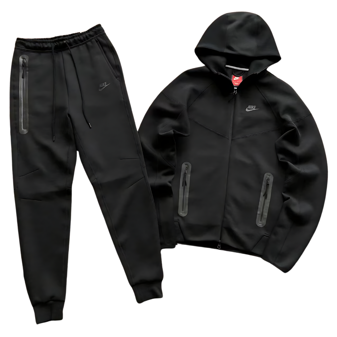 Tech Fleece Tracksuit New Season(Black)