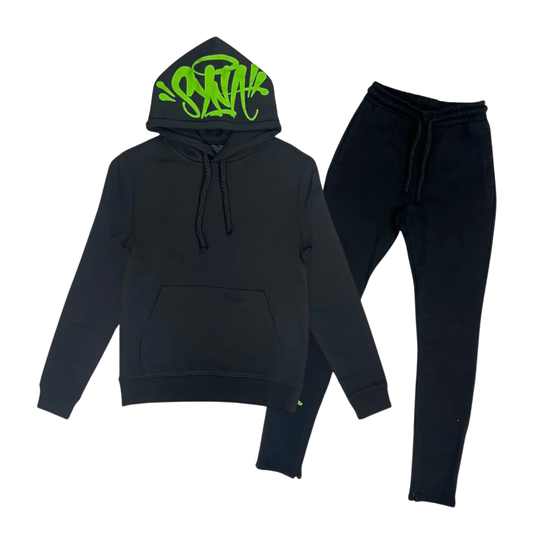 Synaworld Tracksuit - Black/Green