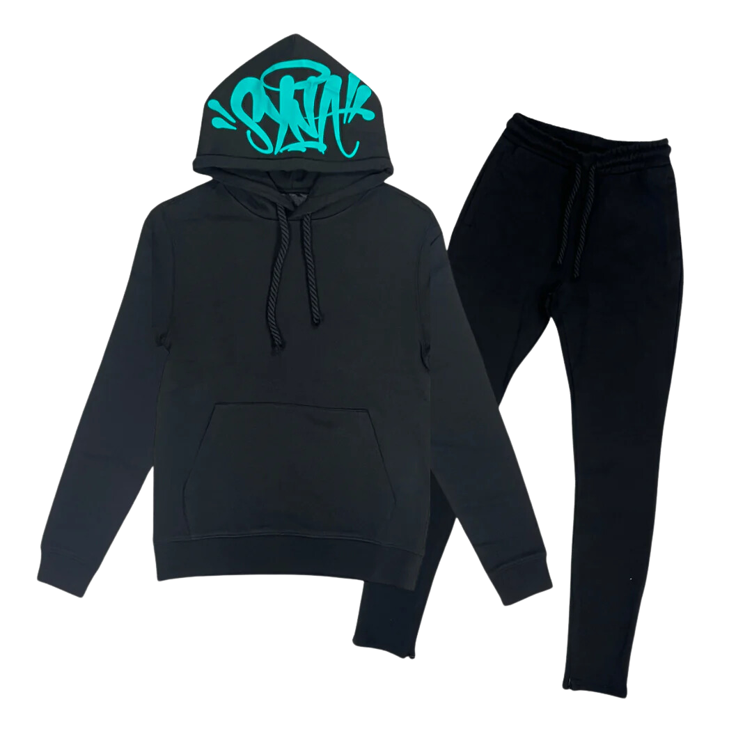 Synaworld Tracksuit - Black/Teal