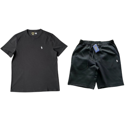 Ralph Lauren T-Shirt & Short Set - Black