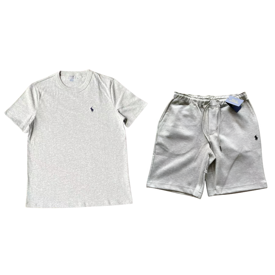 Ralph Lauren T-Shirt & Short Set - Grey