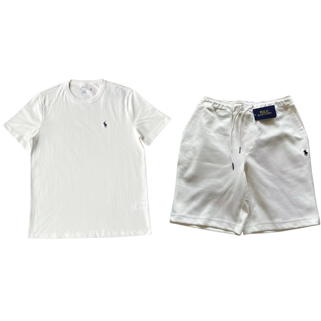 Ralph Lauren T-Shirt & Short Set - White