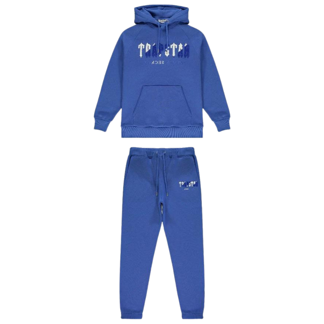 TS Chenille Decoded Hooded Tracksuit - Dazzling Blue