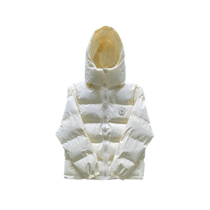 TS Cream Irongate Hooded Puffer Jacket