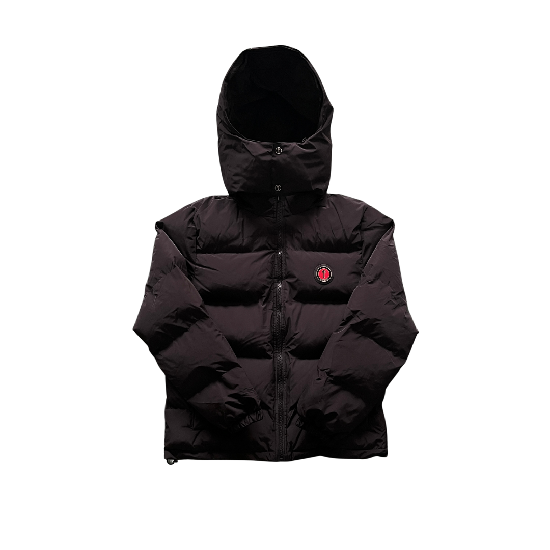 TS Infrared Black Hooded Puffer Jacket