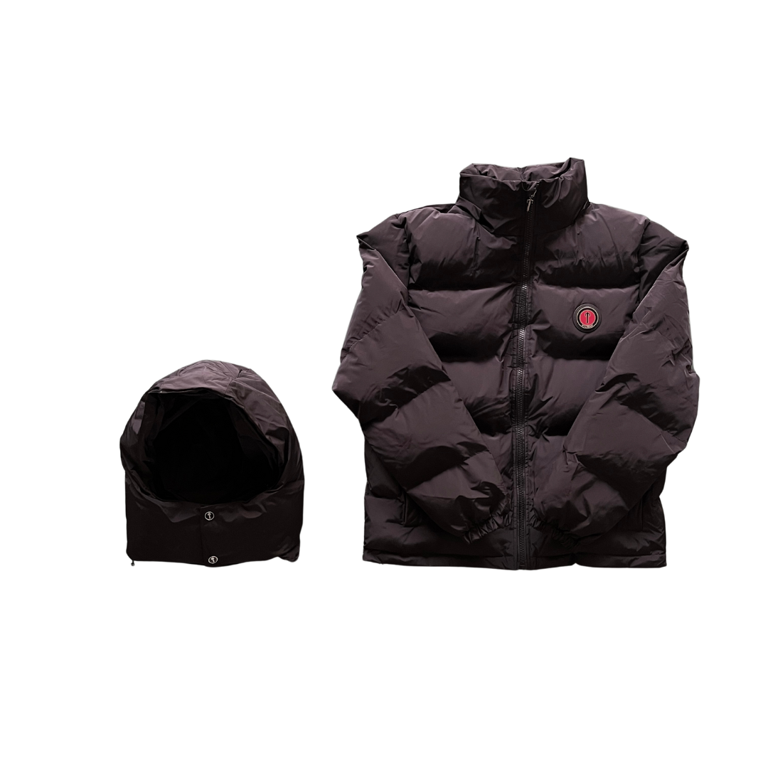 TS Infrared Black Hooded Puffer Jacket