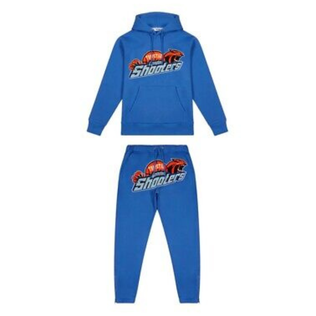 TS London Shooters Hooded Tracksuit - Dazzling Blue
