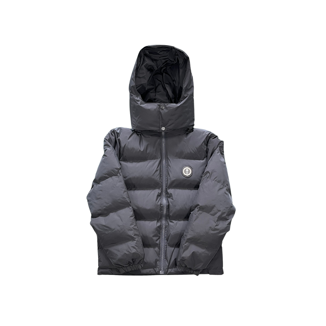 TS Stone Grey Irongate Hooded Puffer Jacket